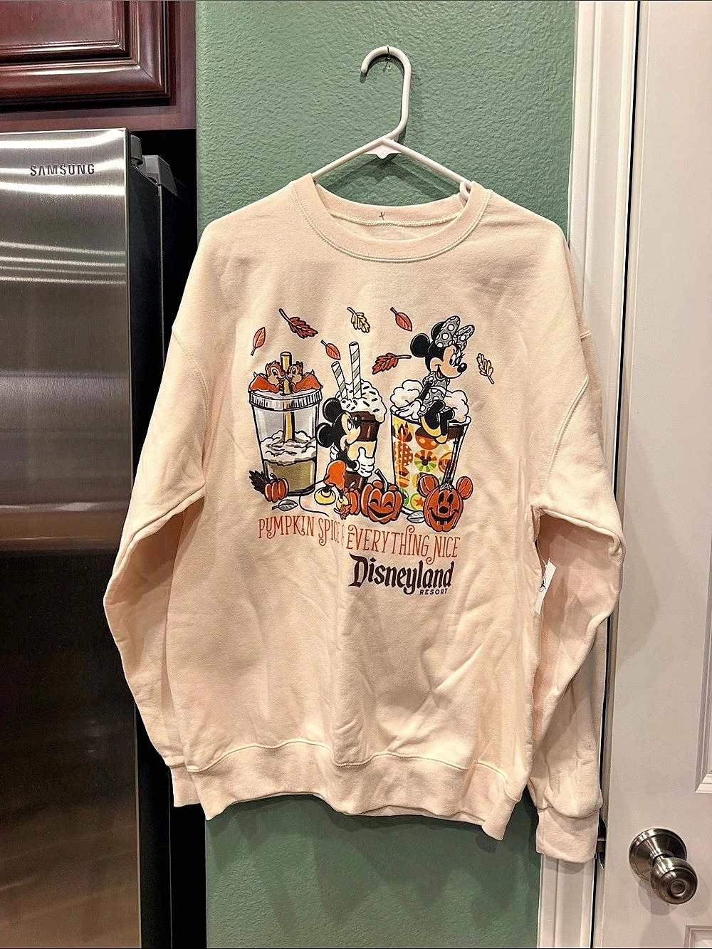 Disneyland Pumpkin Spice sweatshirt